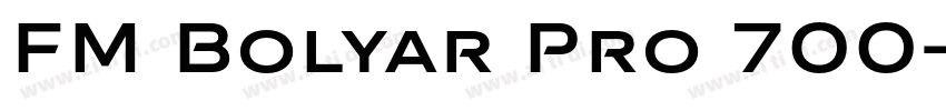 FM Bolyar Pro 700字体转换